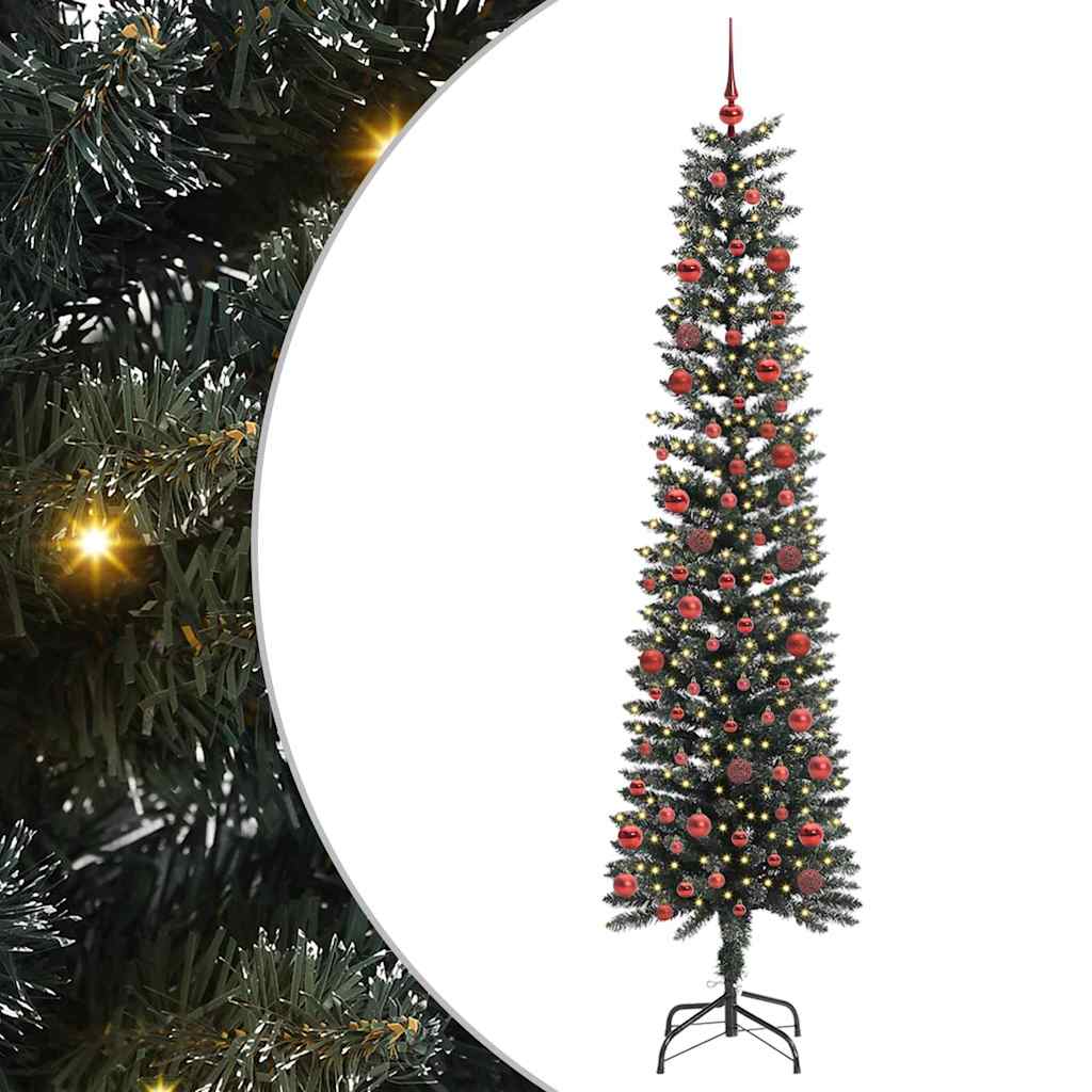 Umjetno božićno drvce Zelena 210 cm PVC, Plastika i Čelik