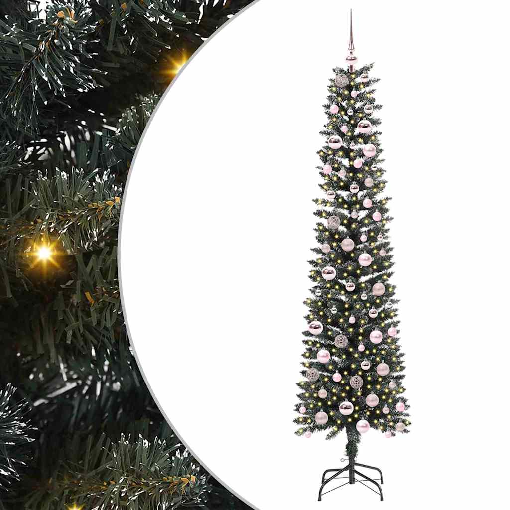 Umjetno božićno drvce Zelena 210 cm PVC, Plastika i Čelik