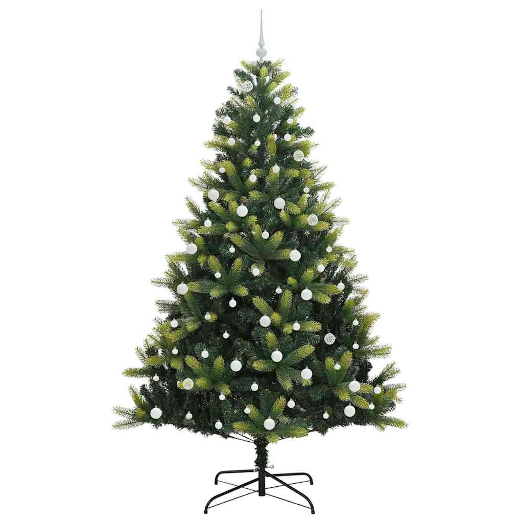 Umjetno savitljivo božićno drvce s 300 LED dioda Zelena 240 cm