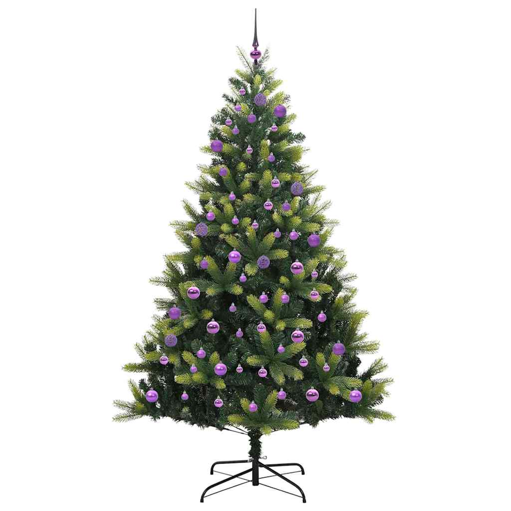 Umjetno savitljivo božićno drvce s 300 LED dioda Zelena 240 cm