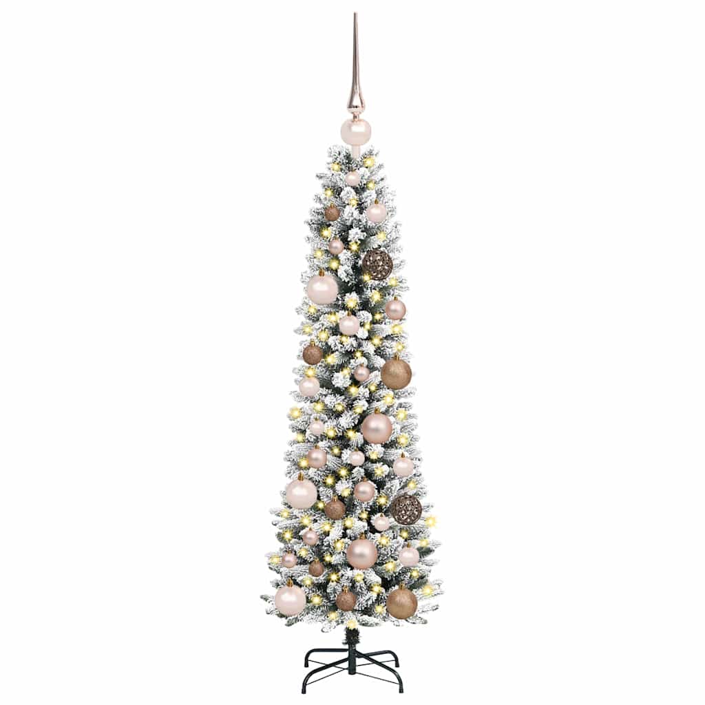 Umjetno božićno drvce Bijelo 120 cm PVC i Metal i Plastika