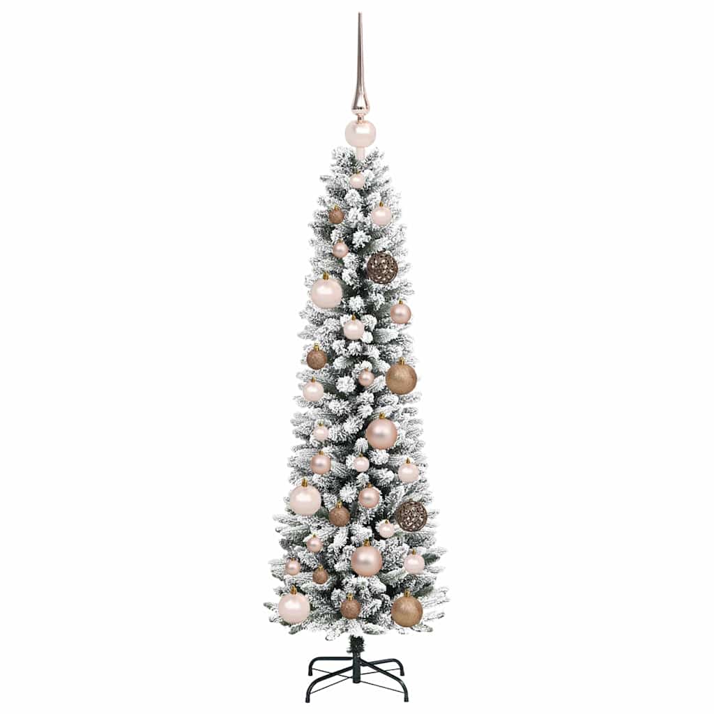 Umjetno božićno drvce Bijelo 120 cm PVC i Metal i Plastika