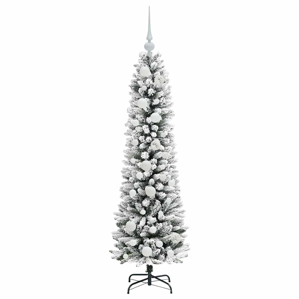 Umjetno božićno drvce Bijelo 120 cm PVC i Metal i Plastika