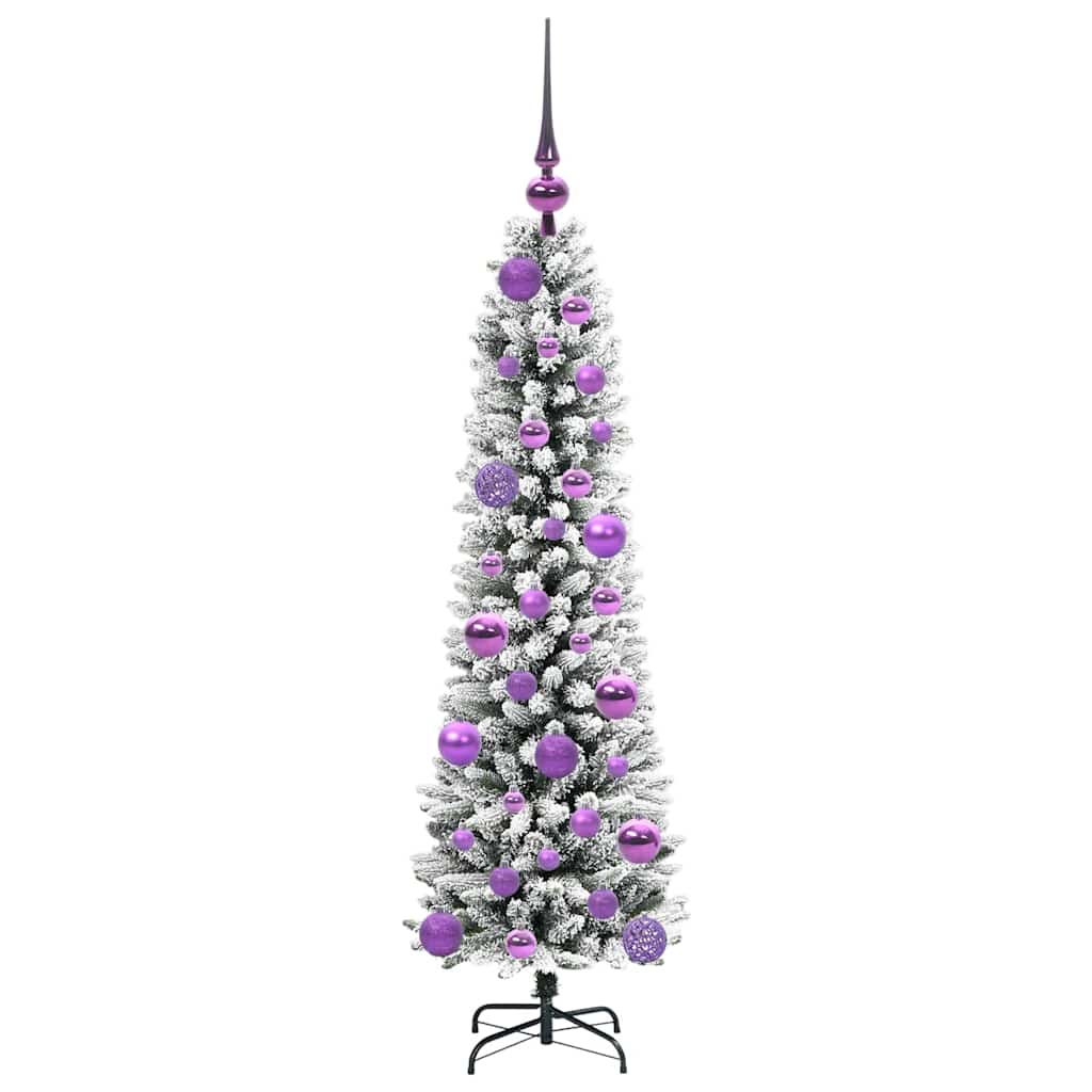 Umjetno božićno drvce Bijelo 120 cm PVC i Metal i Plastika