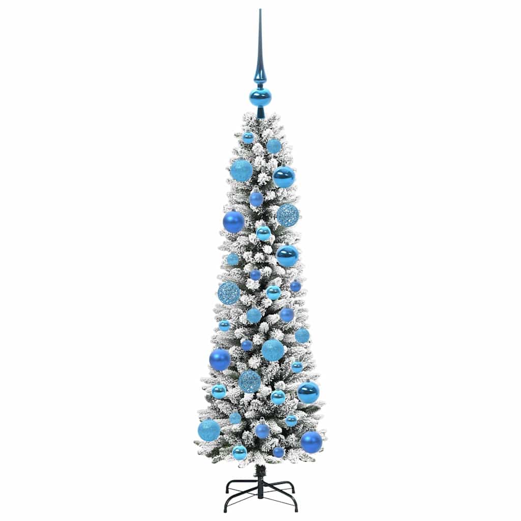 Umjetno božićno drvce Bijelo 120 cm PVC i Metal i Plastika
