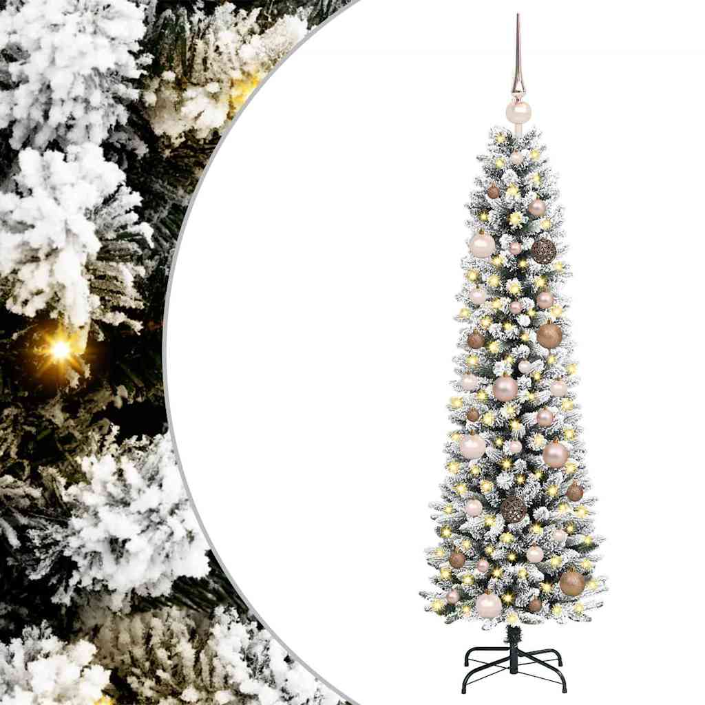 Umjetno božićno drvce Bijelo 150 cm PVC i Metal i Plastika