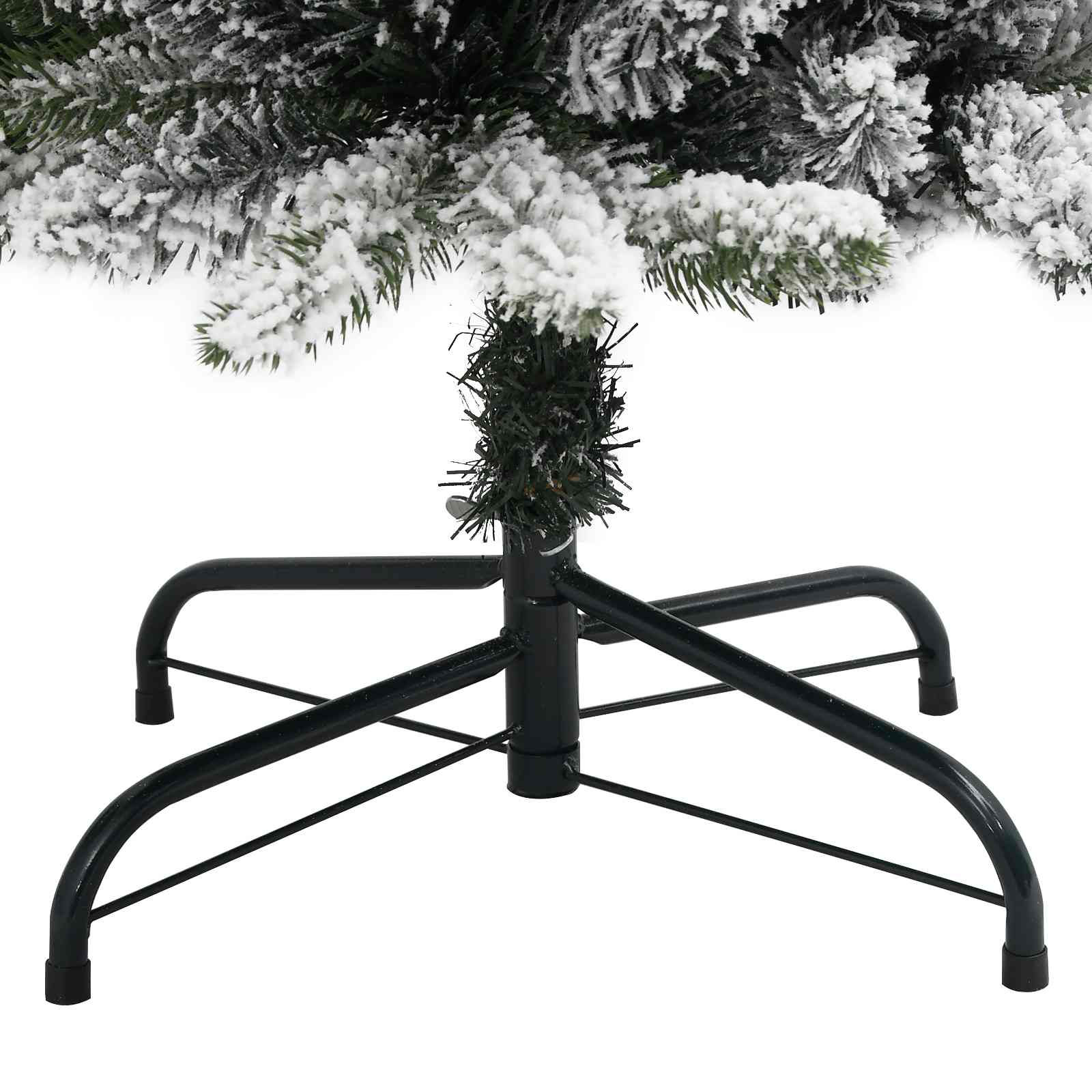 Umjetno božićno drvce Bijelo 150 cm PVC i Metal i Plastika