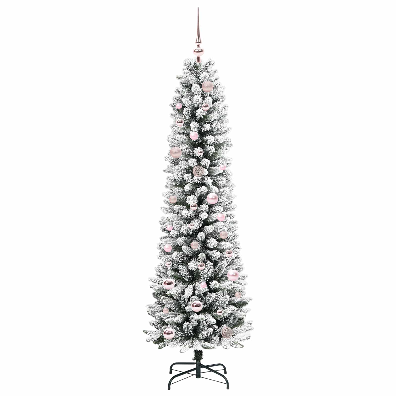 Umjetno božićno drvce Bijelo 150 cm PVC i Metal i Plastika