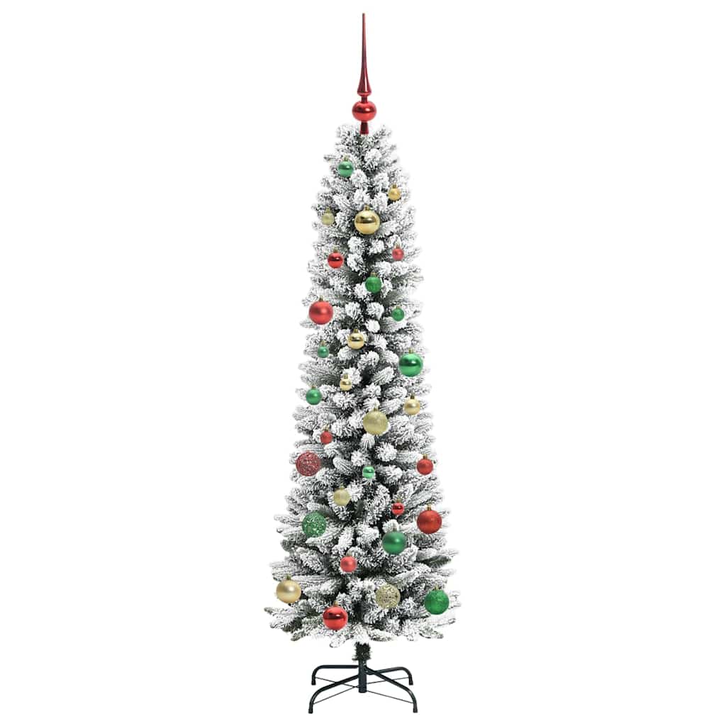 Umjetno božićno drvce Bijelo 150 cm PVC i Metal i Plastika