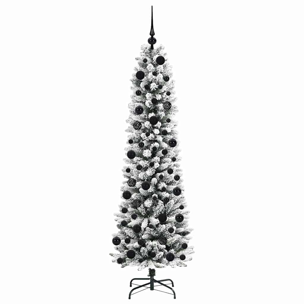 Umjetno božićno drvce Bijelo 180 cm PVC i Metal i Plastika