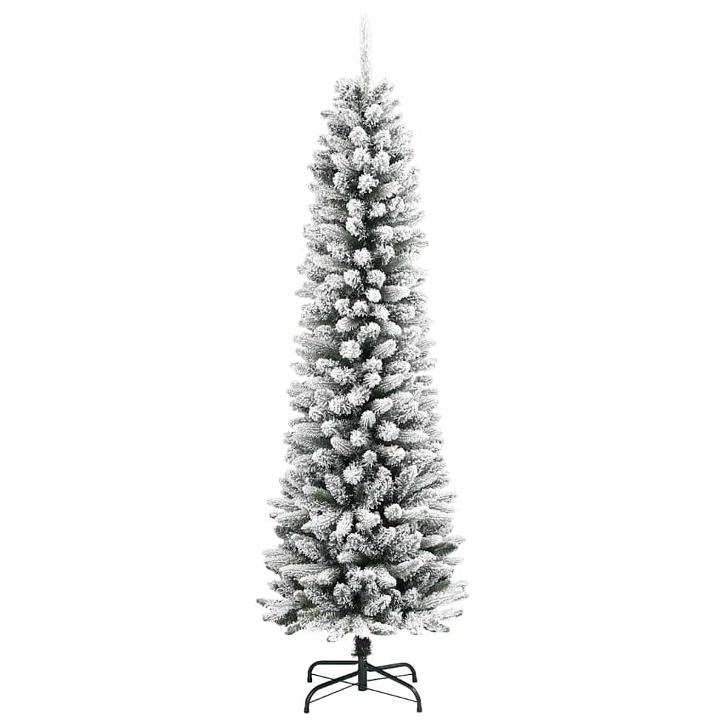Umjetno božićno drvce Bijelo 180 cm PVC i Metal i Plastika