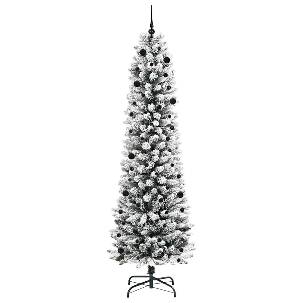 Umjetno božićno drvce Bijelo 240 cm PVC i Metal i Plastika