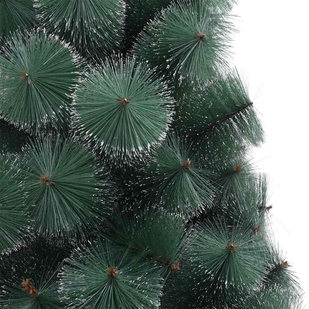 Umjetna božićna jelka s kuglicama s lampicama Zelena 180 cm PET