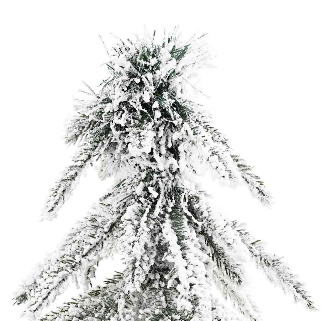 Božićno drvce s 300 LED svjetlima Bijelo 180 cm PE i čelik