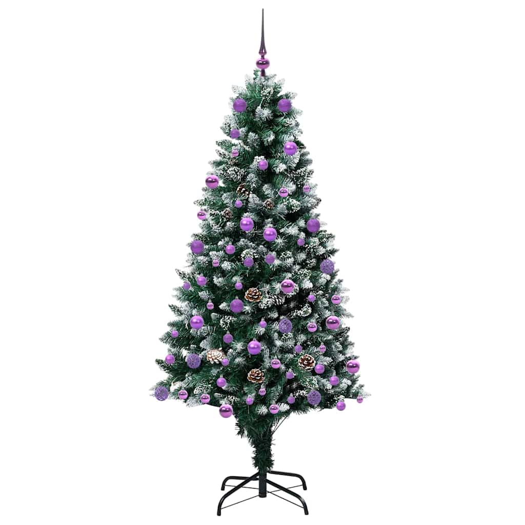 Umjetno božićno drvce Zelena 180 cm PVC i Čelik i Plastika