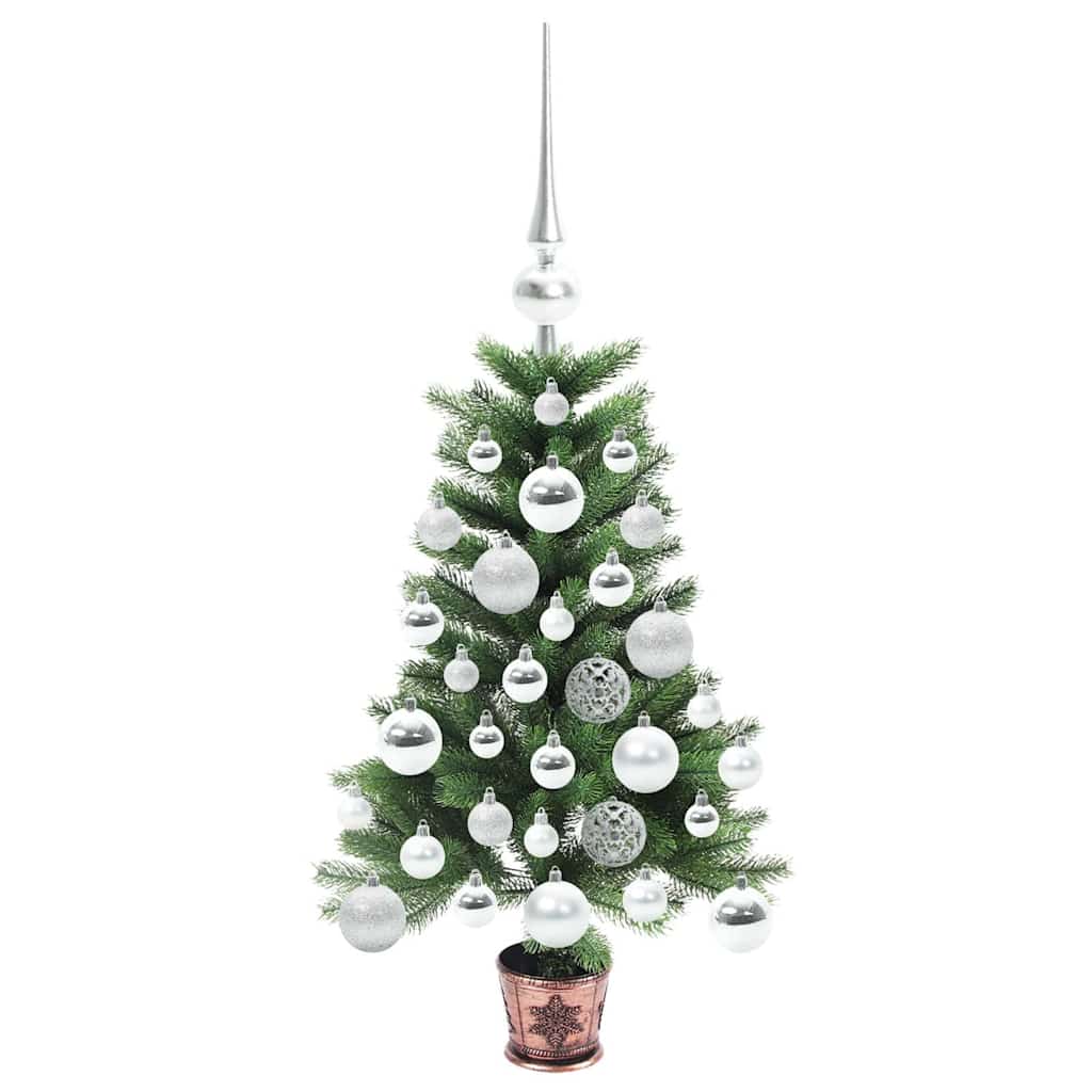 Božićno drvce s 150 LED svjetlima s stalakom Zelena 65 cm PE
