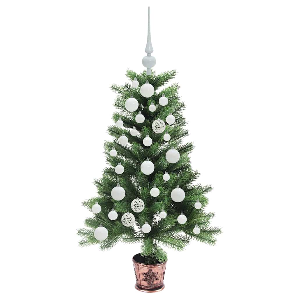 Božićno drvce s 150 LED svjetlima s stalakom Zelena 90 cm PE