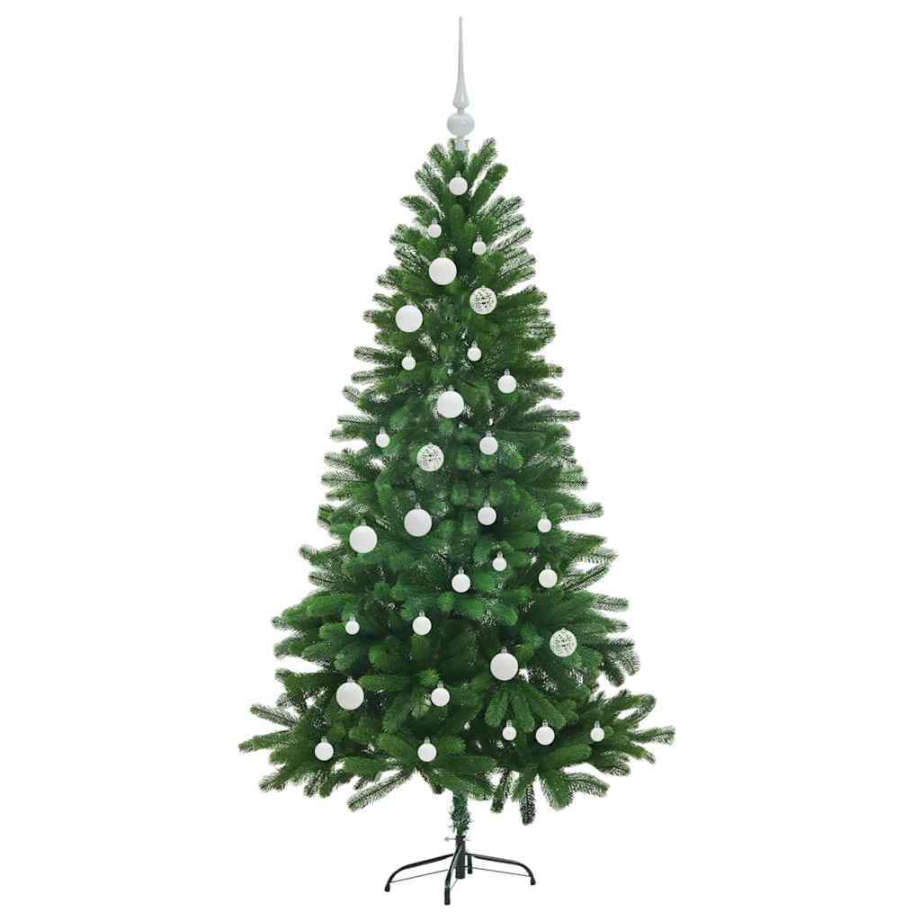 Božićno drvce s 150 LED svjetlima s stalakom Zelena 150 cm PE