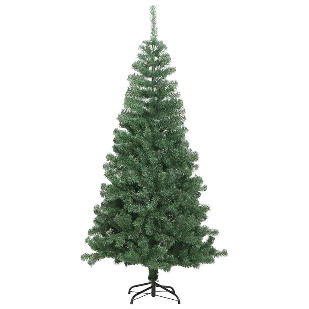 Božićno drvce s 150 LED svjetlima s stalakom Zelena 120 cm PVC