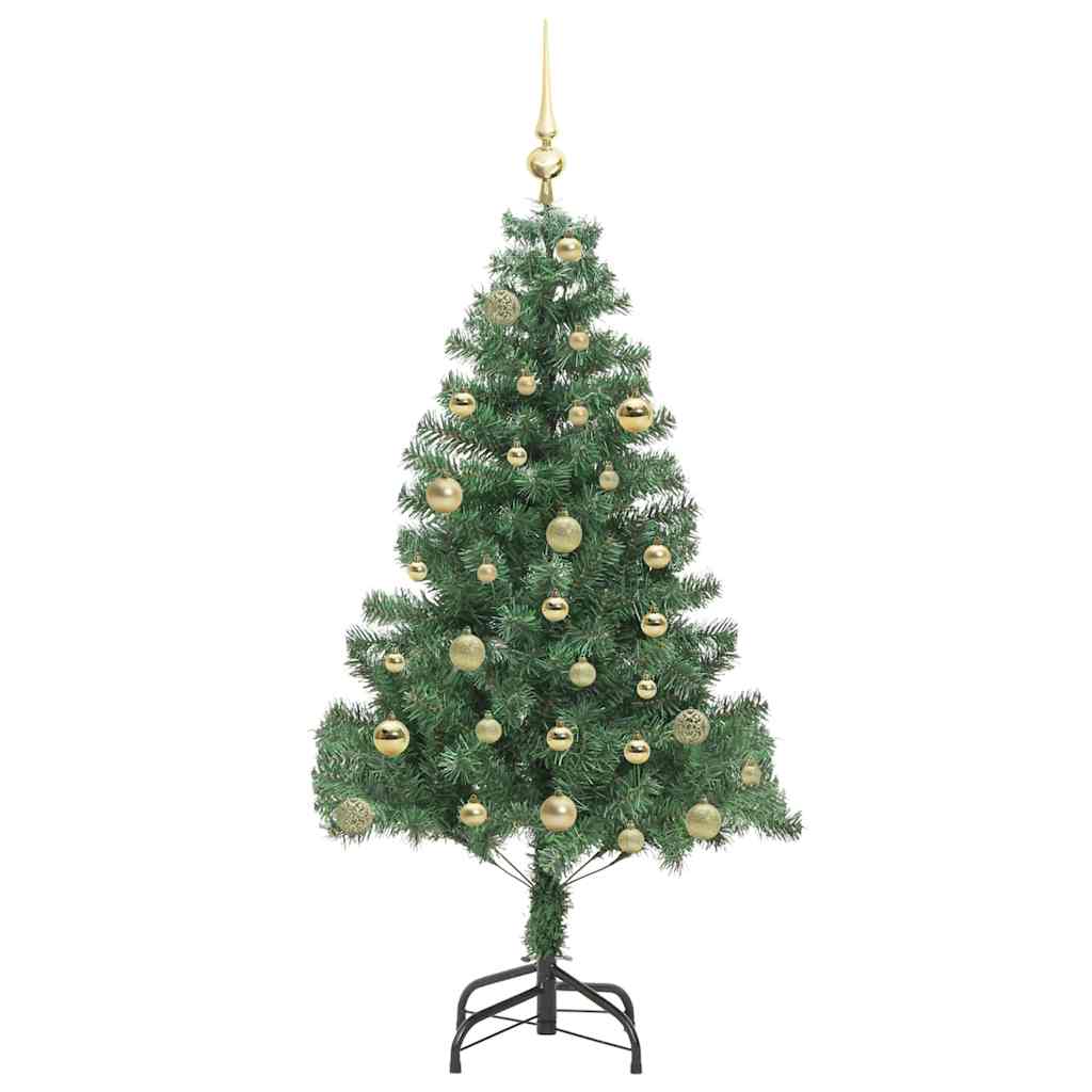 Božićno drvce s 150 LED svjetlima s stalakom Zelena 150 cm PVC