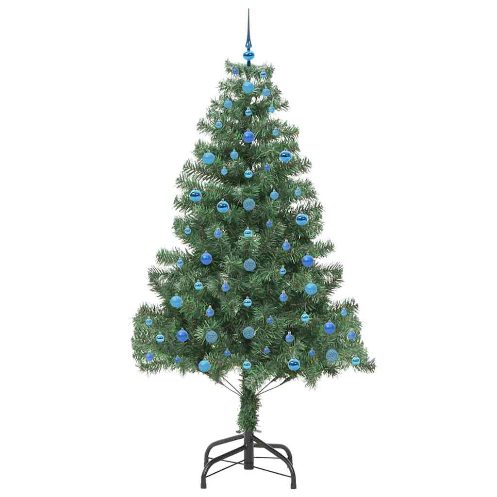 Božićno drvce s 300 LED svjetlima s stalakom Zelena 210 cm PVC