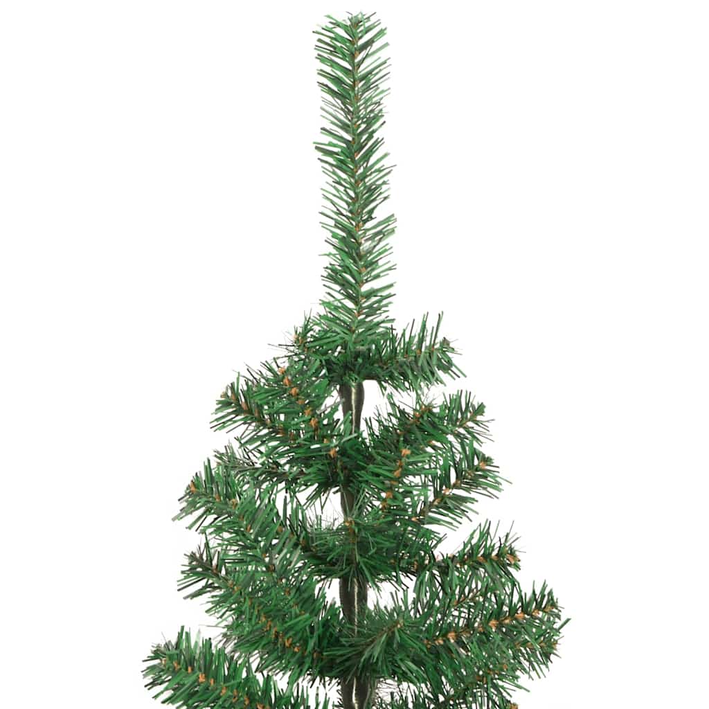 Božićno drvce s 300 LED svjetlima s stalakom Zelena 240 cm PVC
