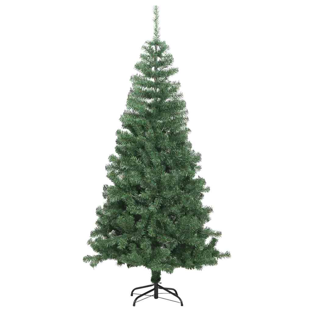 Božićno drvce s 300 LED svjetlima s stalakom Zelena 240 cm PVC