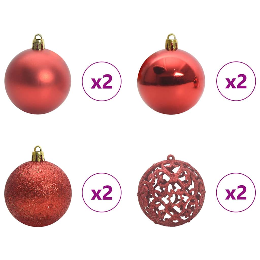 Božićno drvce s 150 LED svjetlima Ružičasta 120 cm PVC