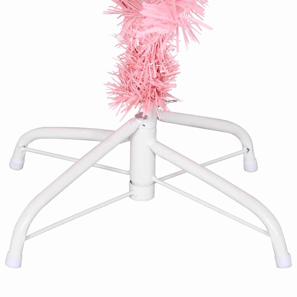 Božićno drvce s 150 LED svjetlima Ružičasta 150 cm PVC