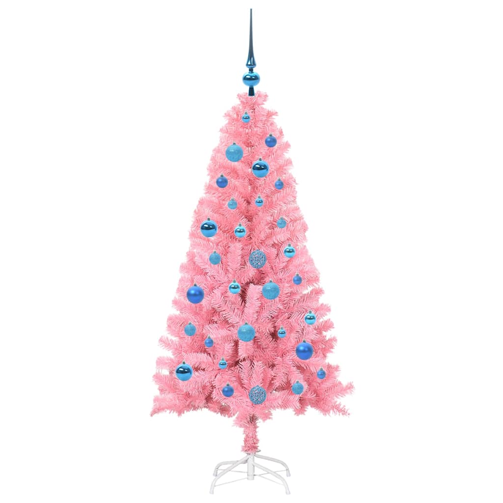 Božićno drvce s 150 LED svjetlima Ružičasta 150 cm PVC