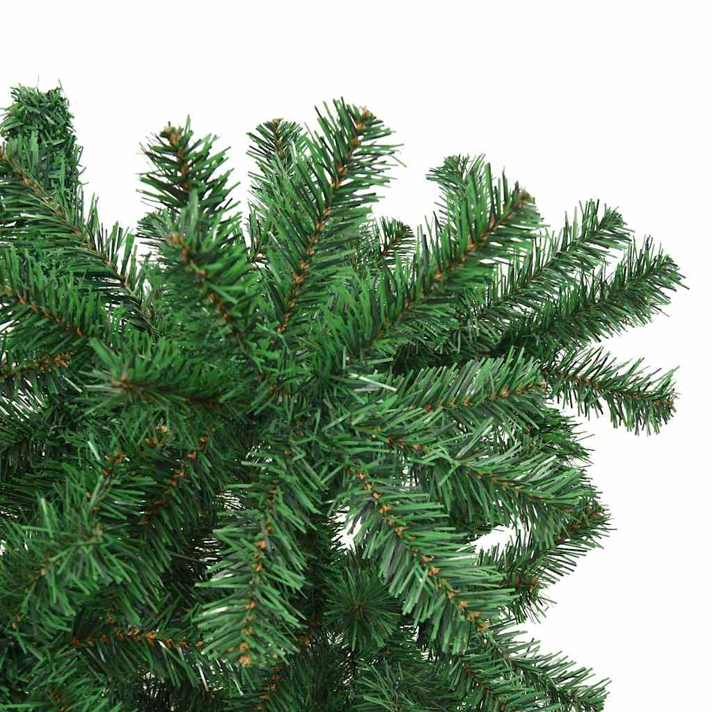 Obrnuto Umjetno Predožareno Božićno Drvo s Setom Kuglica 210 cm