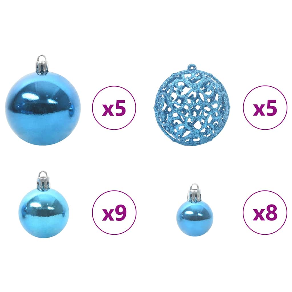 Umjetno božićno drvce Zelena 150 cm PVC i Čelik i Plastika