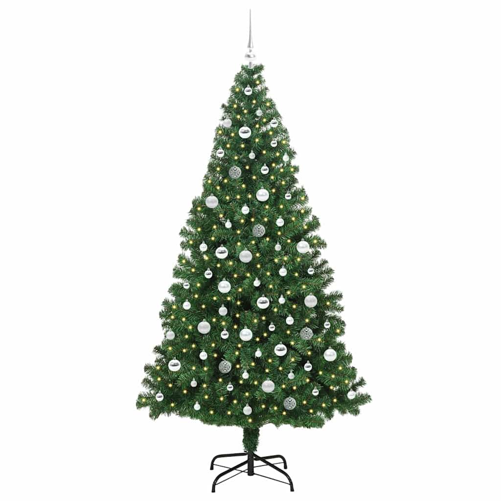 Umjetno božićno drvce Zelena 210 cm PVC i Čelik i Plastika