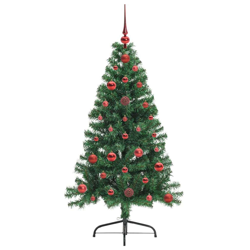 Umjetno predsvijetljeno božićno drvce Zelena 120 cm PVC
