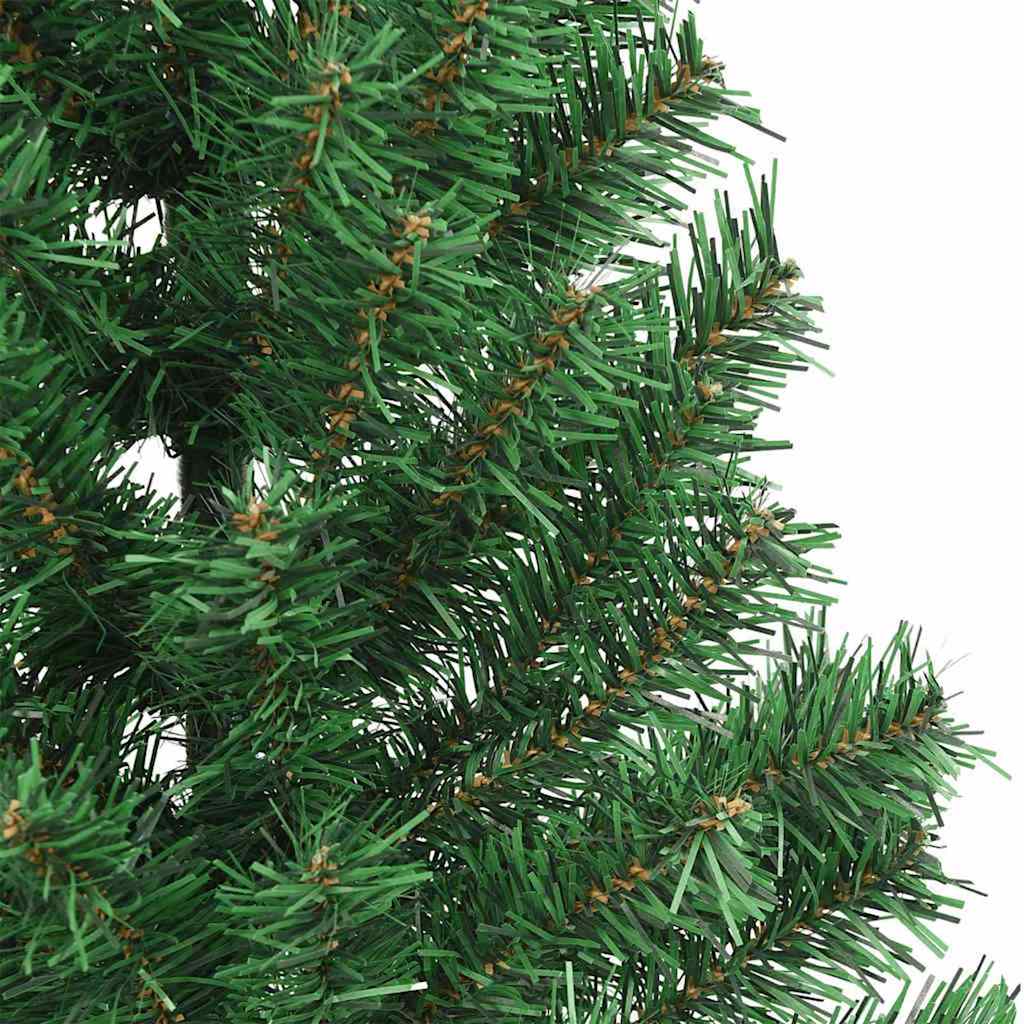 Umjetno predsvijetljeno božićno drvce Zelena 210 cm PVC