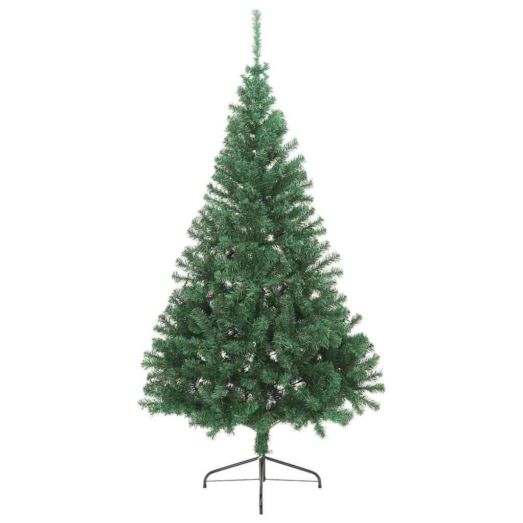 Umjetno predsvijetljeno božićno drvce Zelena 210 cm PVC