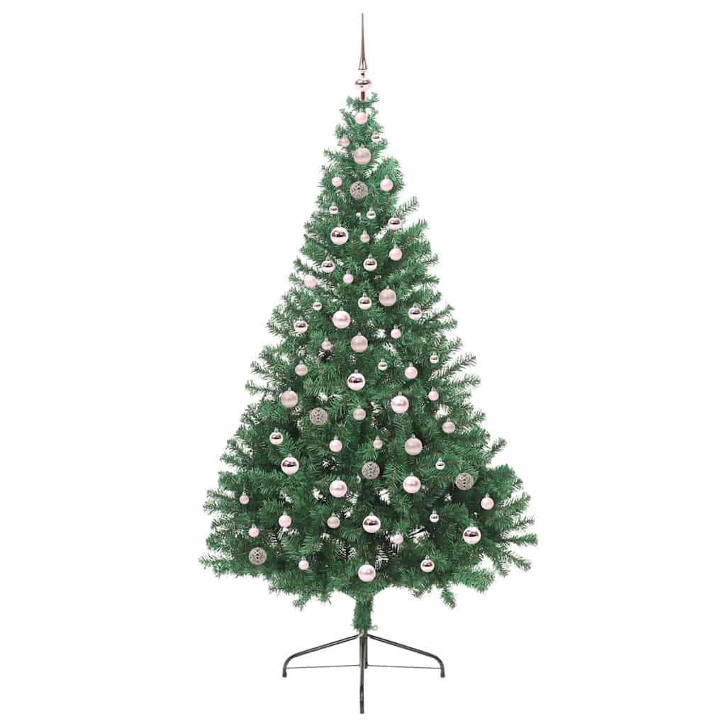 Umjetno predsvijetljeno božićno drvce Zelena 240 cm PVC