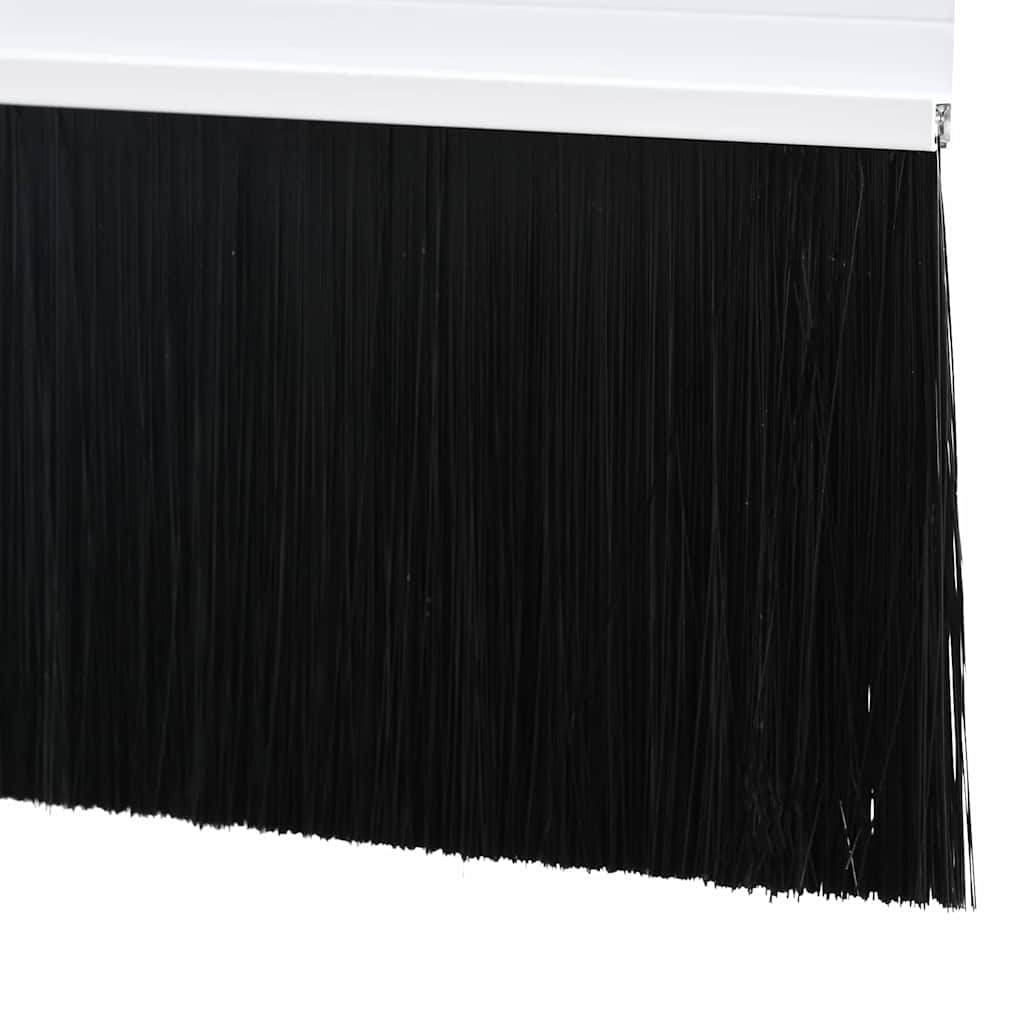 Držač četke za vrata 2 pcs Bijelo 100 cm Aluminijski legura