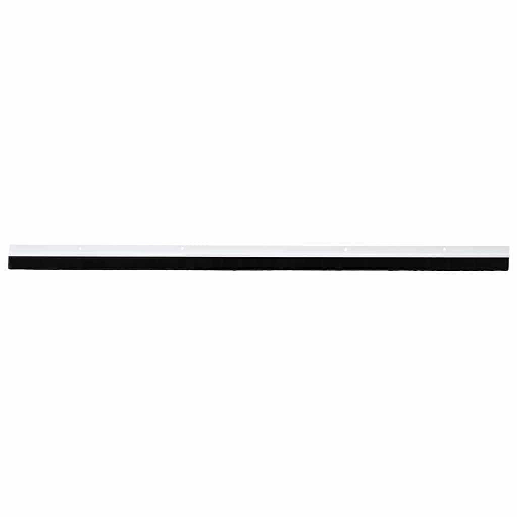 Držač četke za vrata 6 pcs Bijelo 100 cm Aluminijski legura