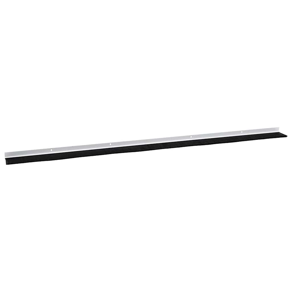 Držač četke za vrata 2 pcs Bijelo 100 cm Aluminijski legura