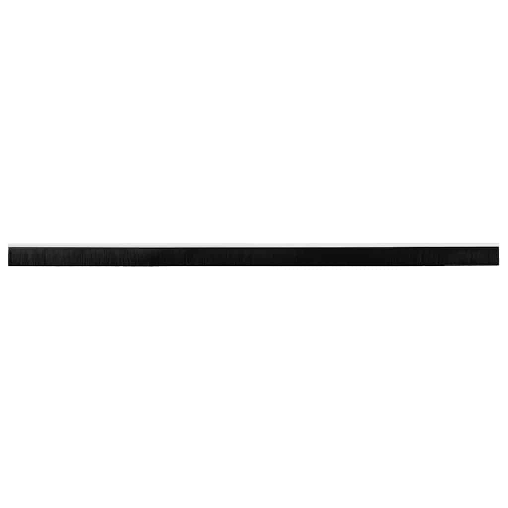 Držač četke za vrata 6 pcs Bijelo 100 cm Aluminijski legura
