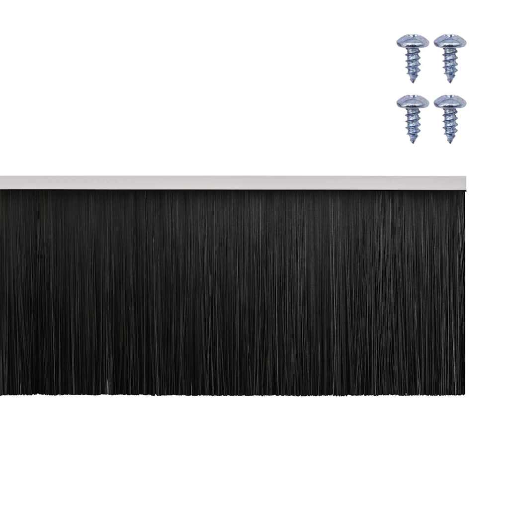 Držač četke za vrata 12 pcs Bijelo 100 cm Aluminijski legura