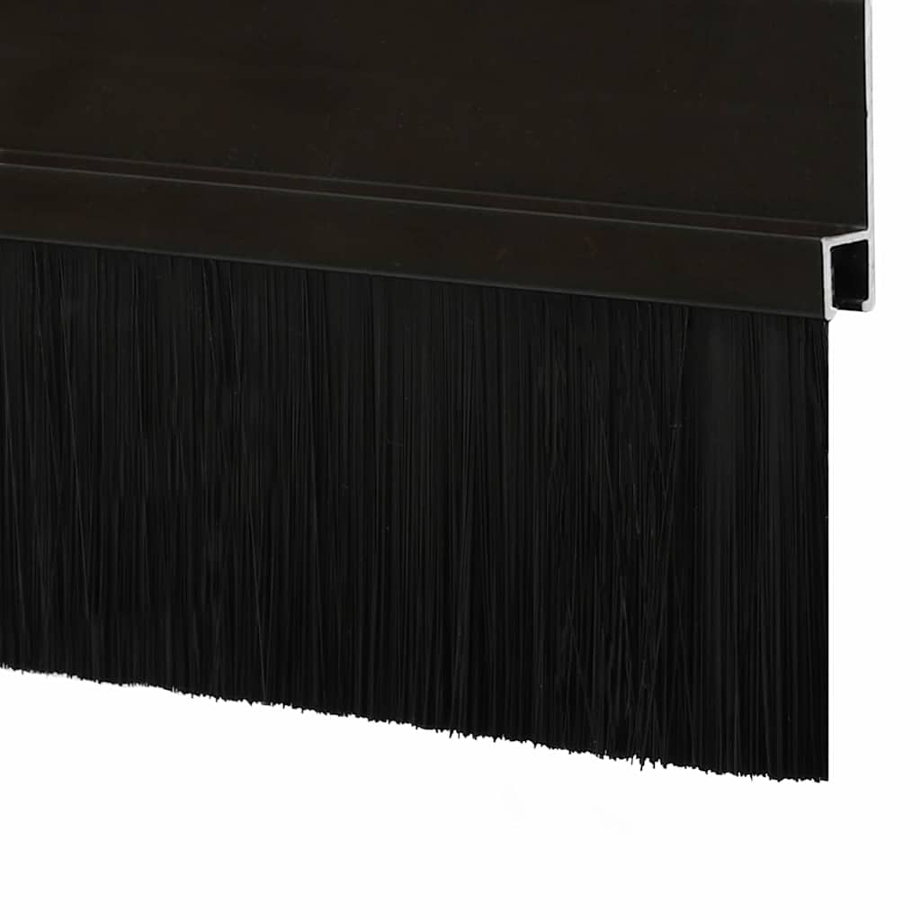 Samoljepljivi pečati za vrata 2 pcs Crna 100 cm