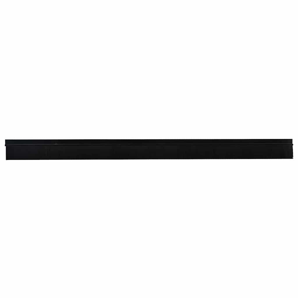 Samoljepljivi pečati za vrata 2 pcs Crna 100 cm