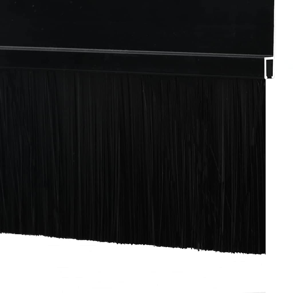 Samoljepljivi pečati za vrata 2 pcs Crna 100 cm