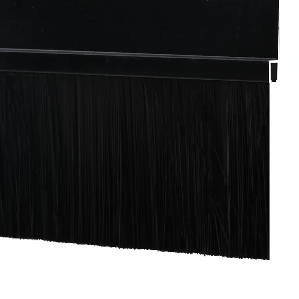 Samoljepljivi pečati za vrata 2 pcs Crna 100 cm
