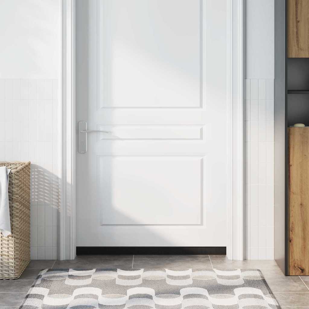 Samoljepljivi pečati za vrata 12 pcs Crna 100 cm