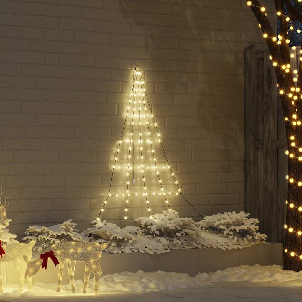 LED Božićno drvce s zemljanim klinovima Topla bijela 182 cm