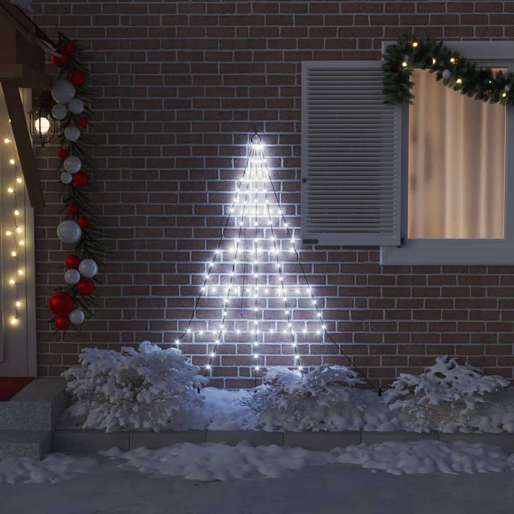 LED Božićno drvce s zemljanim klinovima Hladna bijela 182 cm
