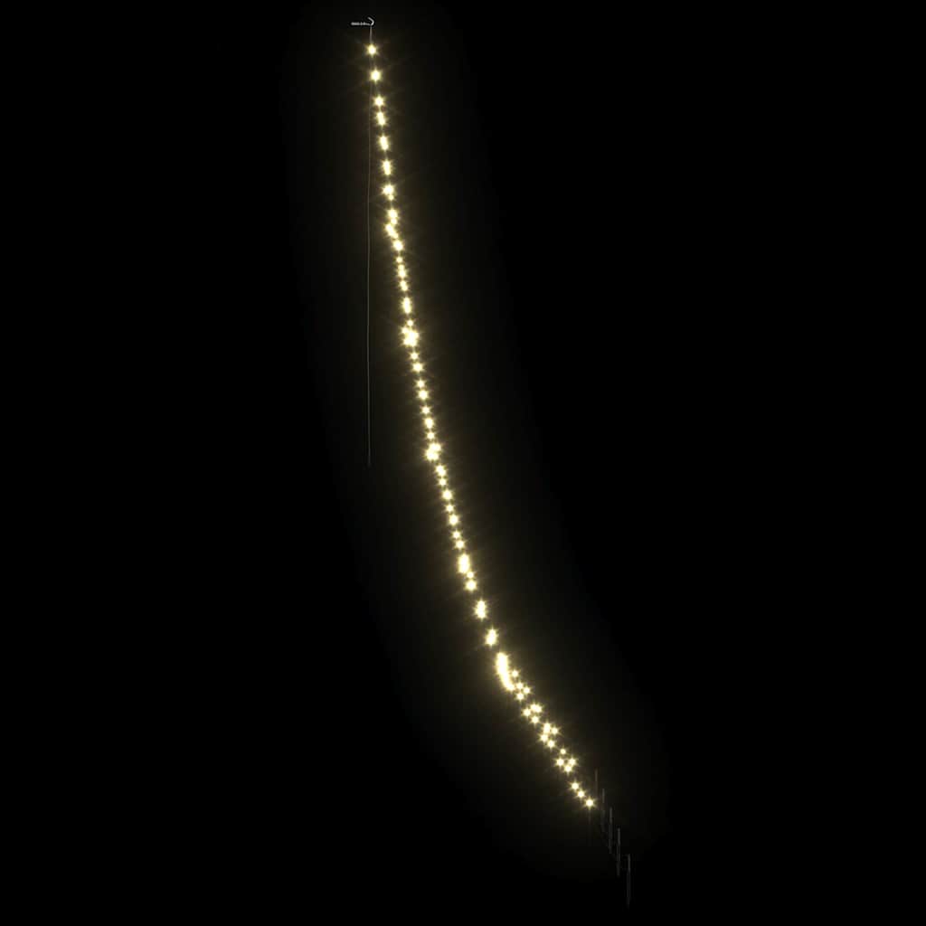 LED Božićno drvce s zemljanim klinovima Topla bijela 306 cm